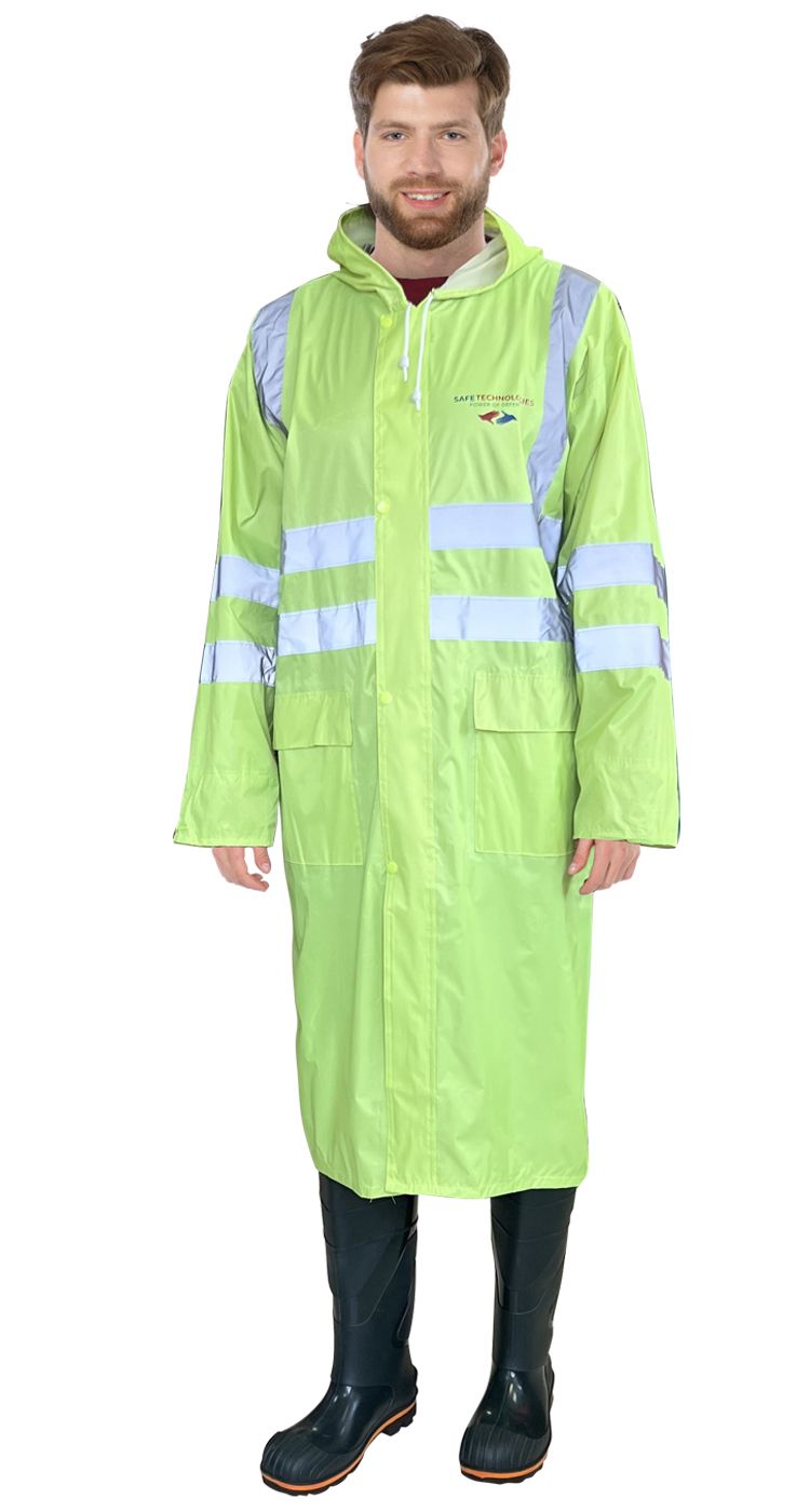 Плащ влагостойкий Посейдон Премиум сигнальный лимонный