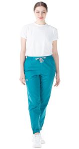 Брюки-джоггеры женские "Лэйн" морская волна