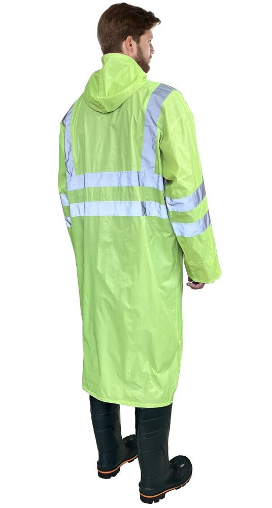 Плащ влагостойкий Посейдон Премиум сигнальный лимонный